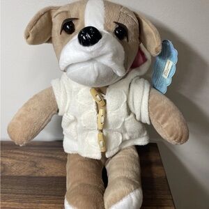 Kuddle Me Plush Toy Bulldog Hooded 14”